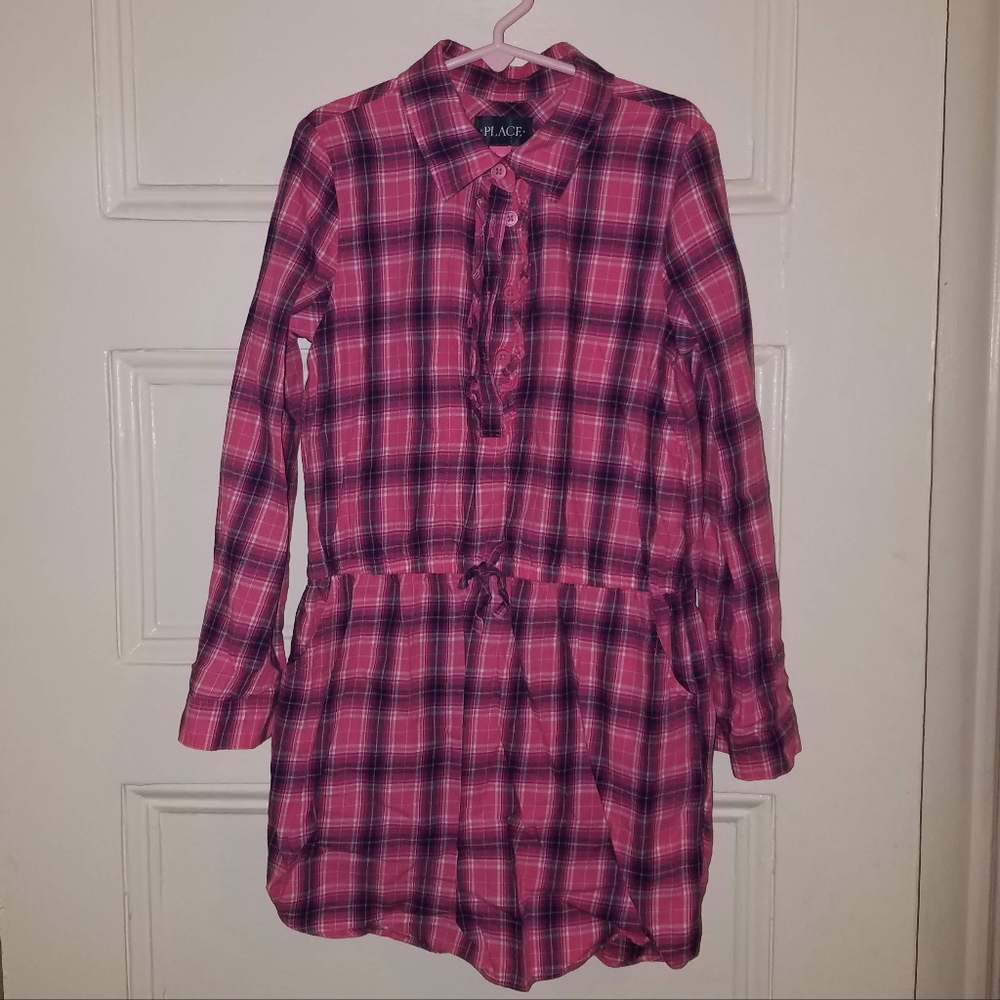 Pink Flannel Dress